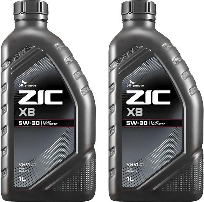 지크 SK엔무브 X8 엔진오일, 2개, 5w30, 1L
