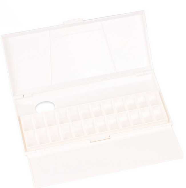 마리에스 시나아트 전문가용 아트 미술 아티스트 팔레트 H034, 1개, 24칸