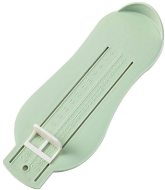 루아르모 유아용 발 사이즈 측정기, 그린, 1개