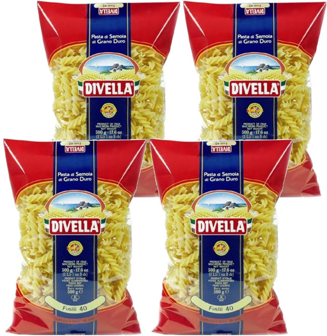 DIVELLA 德威樂 螺旋麵, 4包