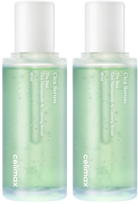 셀리맥스 더 리얼 시카 나이아신아마이드 에이씨 카밍 세럼, 40ml, 2개 - 쿠팡