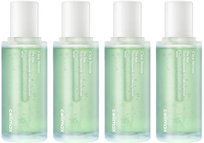 셀리맥스 더 리얼 시카 나이아신아마이드 에이씨 카밍 세럼, 40ml, 4개 - 쿠팡