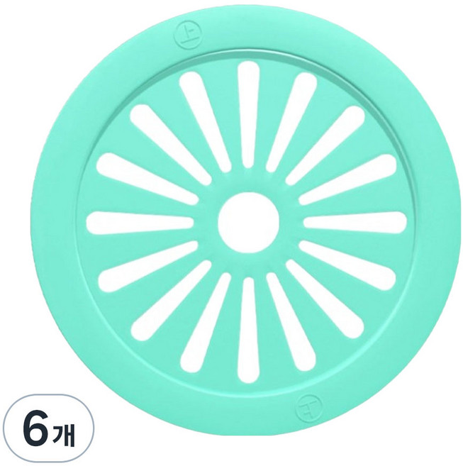 하비비 그린케어 싱크대거름망 자동크리너, 25g, 6개