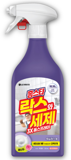 홈스타 락스와 세제 스프레이 후로랄, 1개, 500ml