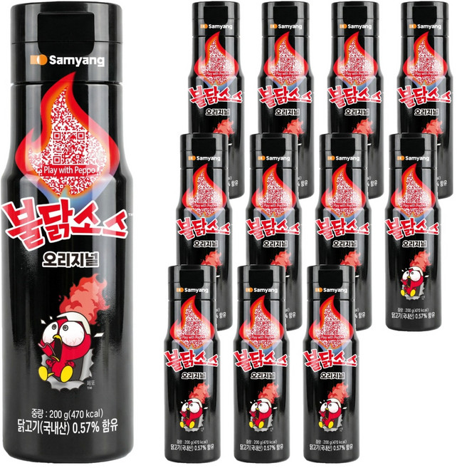불닭 소스 오리지널, 200g, 12개
