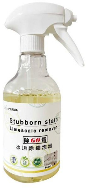 PERMA-CEMET 伯馬 浴廁水垢除鏽泡泡清潔劑 附防堵過濾片2個, 400g, 2瓶