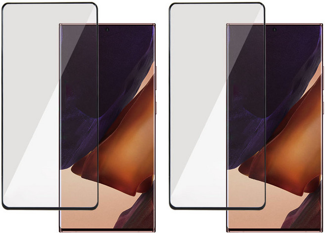 렉스 케이스 호환형 풀커버 강화유리 휴대폰 액정보호필름 2P, 1개