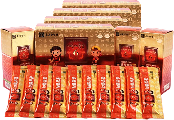 종근당건강 아이키즈 홍삼젤리, 600g, 4박스