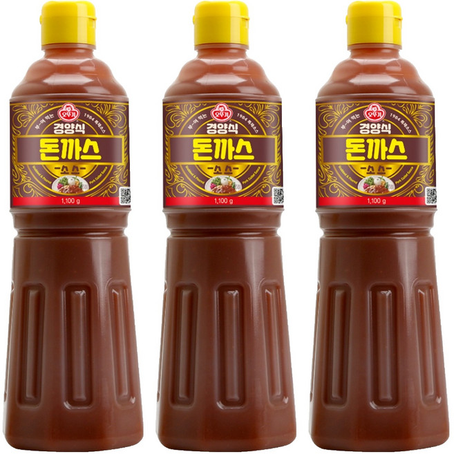오뚜기 경양식 돈까스소스, 1.1kg, 3개