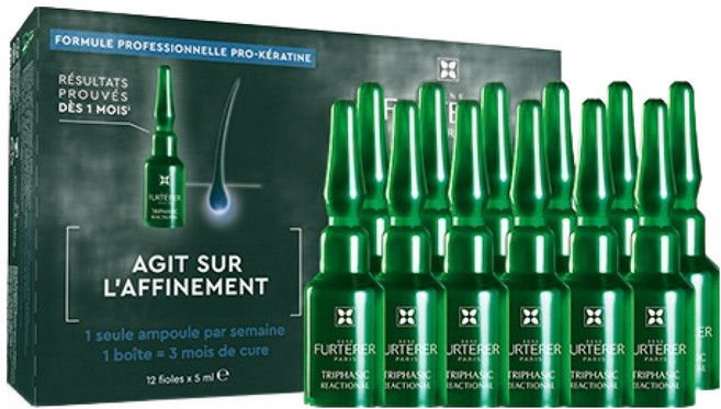 르네휘테르 트리파직 리액셔널 SOS 두피 앰플, 5ml, 12개입