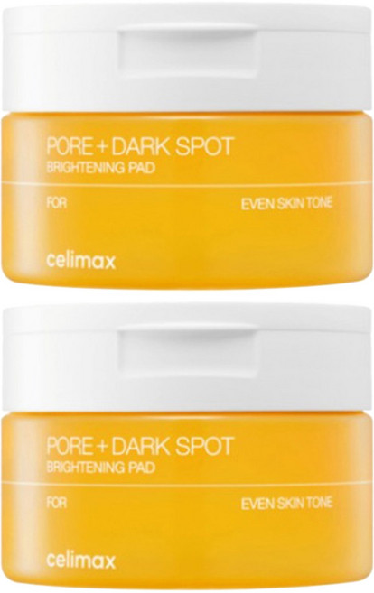 celimax 毛孔暗沉提亮棉片 100ml, 40片, 2罐