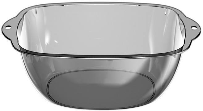 셀리빙 욕실 주방 설거지 고강도 대야, 1개, 그레이