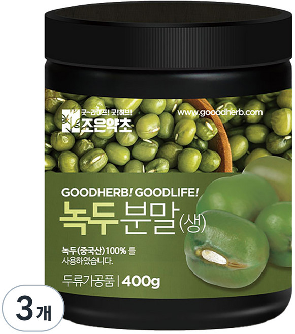 joeunyakcho 生綠豆粉, 400g, 3個