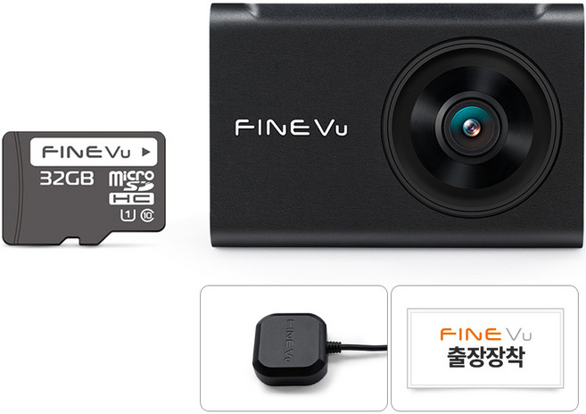 파인뷰 5GHz 와이파이 전후방 FHD 2채널 차량용 블랙박스 X6 NEW, 32GB, 블랙박스 + 거치대 + GPS안테나 + 무료장착쿠폰