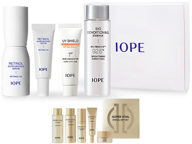 아이오페 레티놀 슈퍼 바운스 세럼 30ml 기획세트 + 슈퍼바이탈 견본 5종, 1개 - 쿠팡
