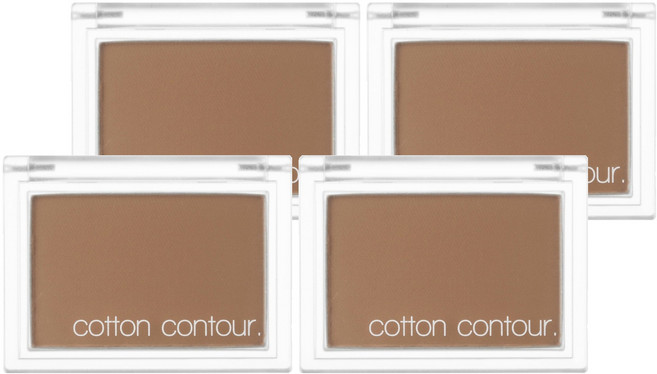 미샤 코튼 컨투어 팩트 셰이딩 4g, 베이크드 베이글, 4개