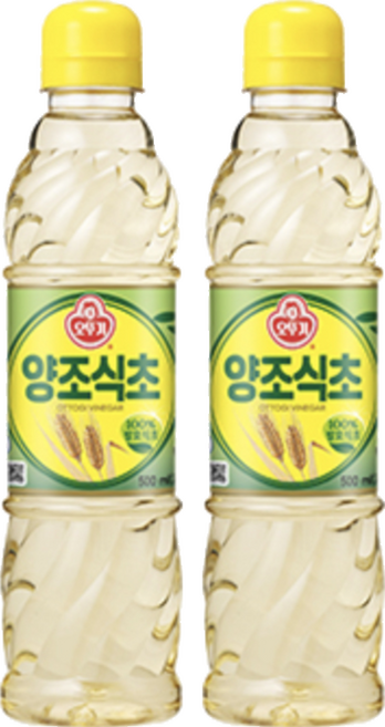 오뚜기 양조식초, 500ml, 2개