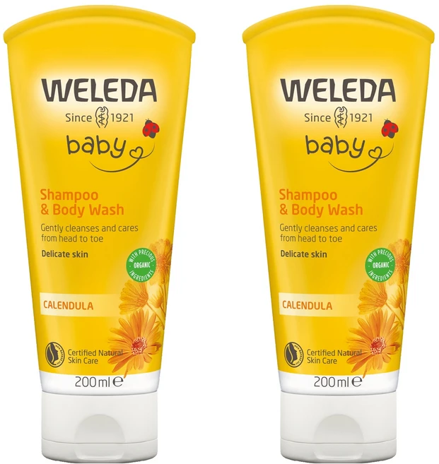 벨레다 카렌듈라 베이비 샴푸 앤 바디워시, 200ml, 2개 - 쿠팡