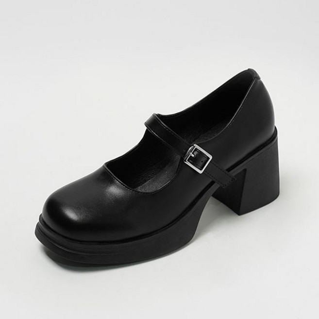 착한구두 여성용 포멜로 통굽 메리제인 힐 PMLTS1h8741