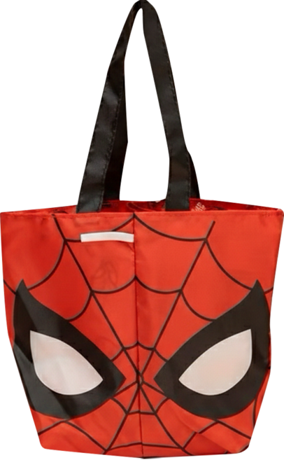 Disney 迪士尼 翻轉魔術雙杯袋 CA876-15, 蜘蛛人 紅色 + 黑色, 1個