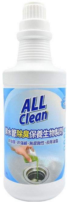 do it 多益得 ALL Clean 排水管除臭保養生物製劑, 946ml, 1瓶
