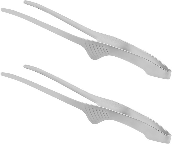 키볼리 키친 올 스텐 핀셋 바베큐 고기 집게, 2개