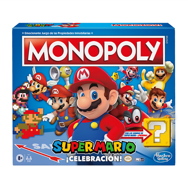 Hasbro 孩之寶 地產大亨 歡慶超級瑪利歐紀念版, Multicolor, 1盒