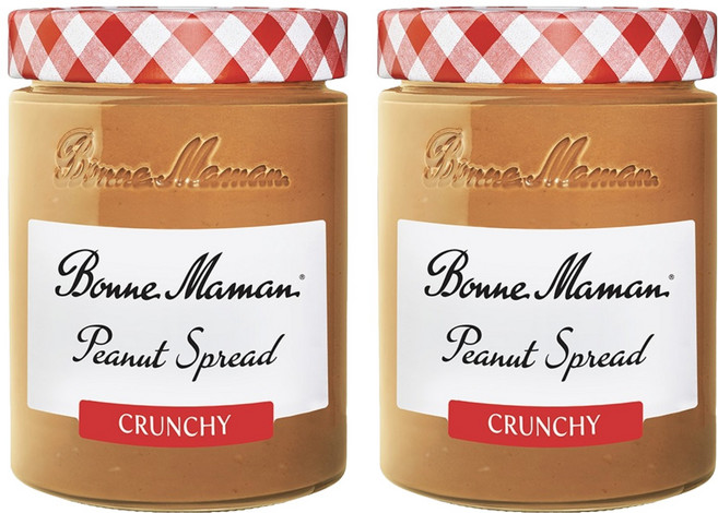 Bonne Maman 顆粒花生醬, 325g, 2罐