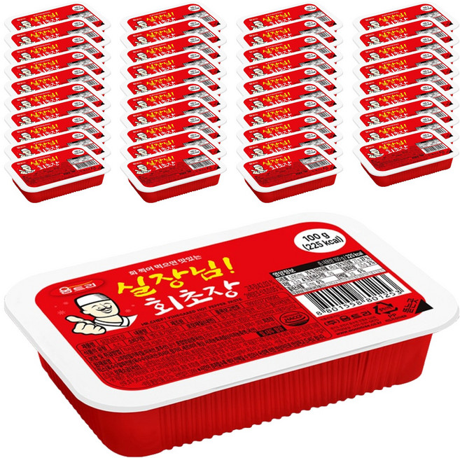 움트리 실장님 회초장, 100g, 40개