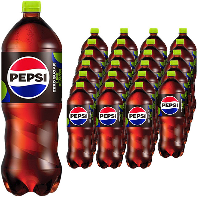 펩시 제로 슈거 라임향, 1.5L, 24개