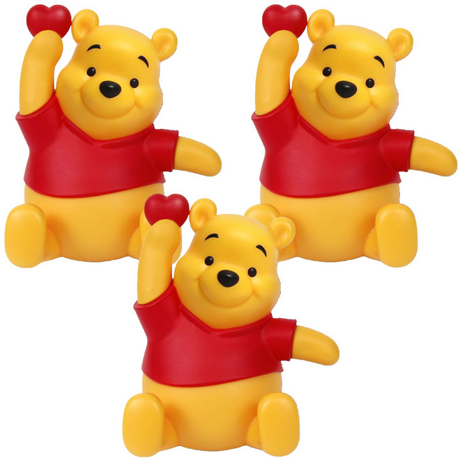 스턴 디즈니 곰돌이 푸 차량용 방향제, 3개, 블루 드 시엘