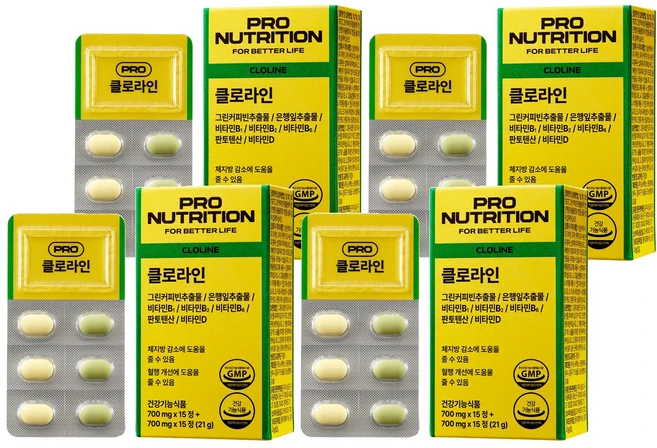 PRONUTRITION 정품 클로라인, 30정, 4개 - 쿠팡
