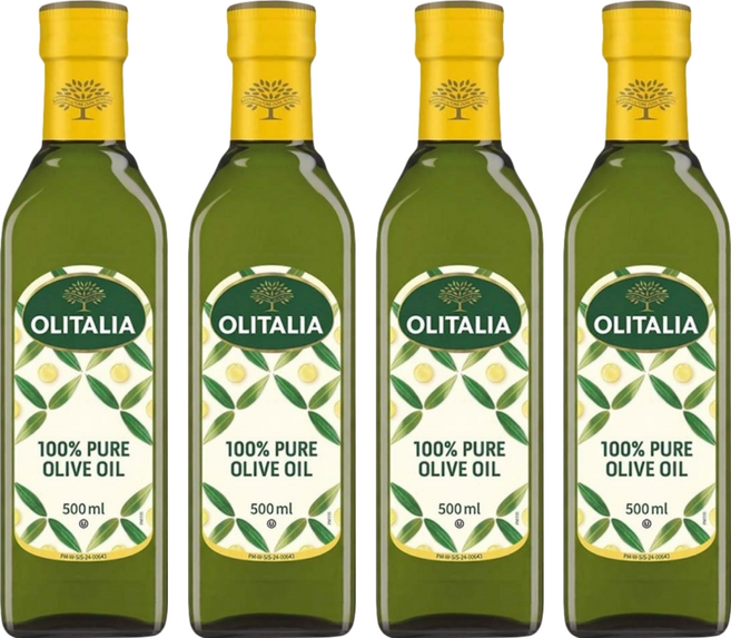 OLITALIA 奧利塔 純橄欖油, 500ml, 4瓶