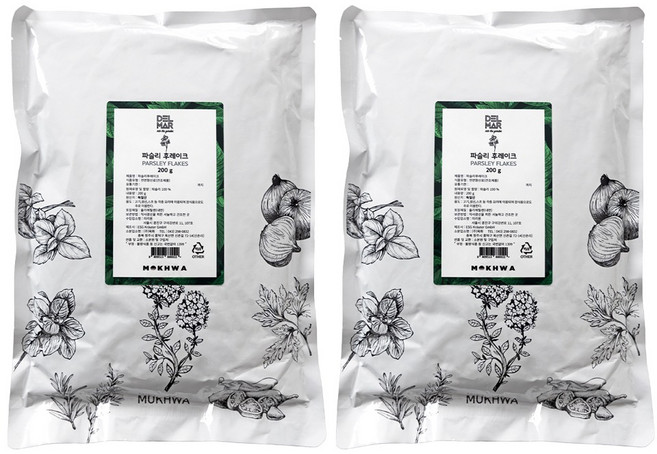딜리셔스마켓 파슬리 후레이크, 200g, 2개