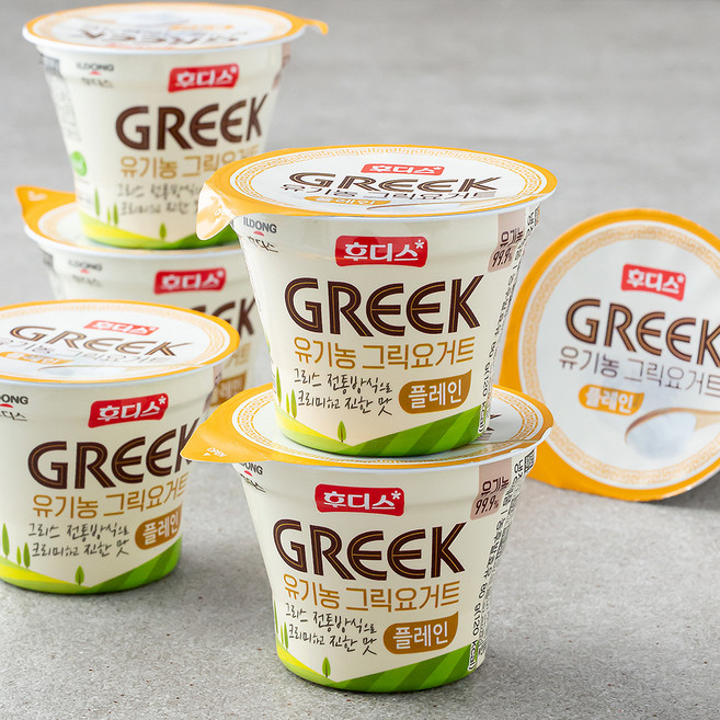 후디스 유기농 그릭요거트 플레인, 480g, 1개