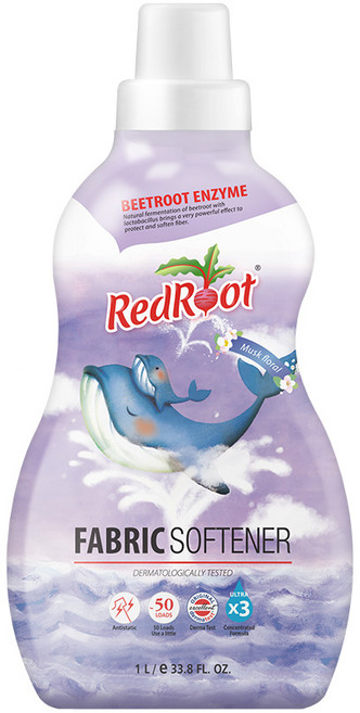 레드루트 유아 섬유유연제 머스크플로랄향 본품, 1L, 1개