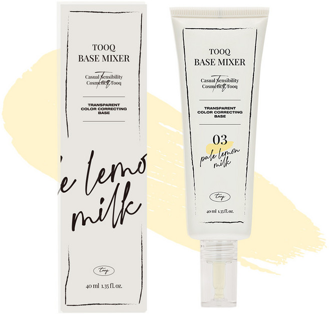 투크 트렌스페어런트 컬러 코렉팅 수채화 베이스 40ml, 03페일레몬밀크, 1개