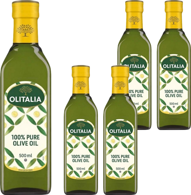 OLITALIA 奧利塔 純橄欖油, 500ml, 5瓶