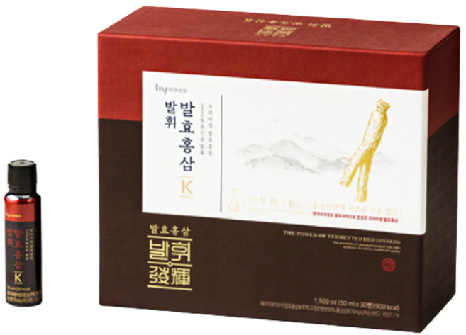 한국야쿠르트 발휘 발효홍삼 케이, 1.5L, 1개