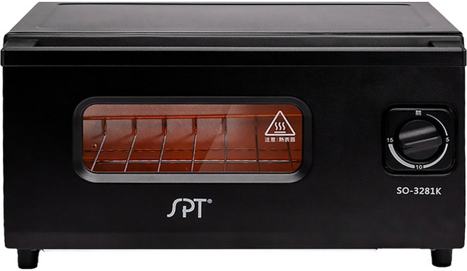 尚朋堂 專業型電烤箱 7公升 15分鐘定時功能 附抽取式烤盤、麵包屑盤, SO-3281K, 1個