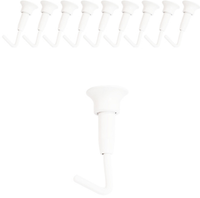 선반나라 천정 훅, 화이트, 10개