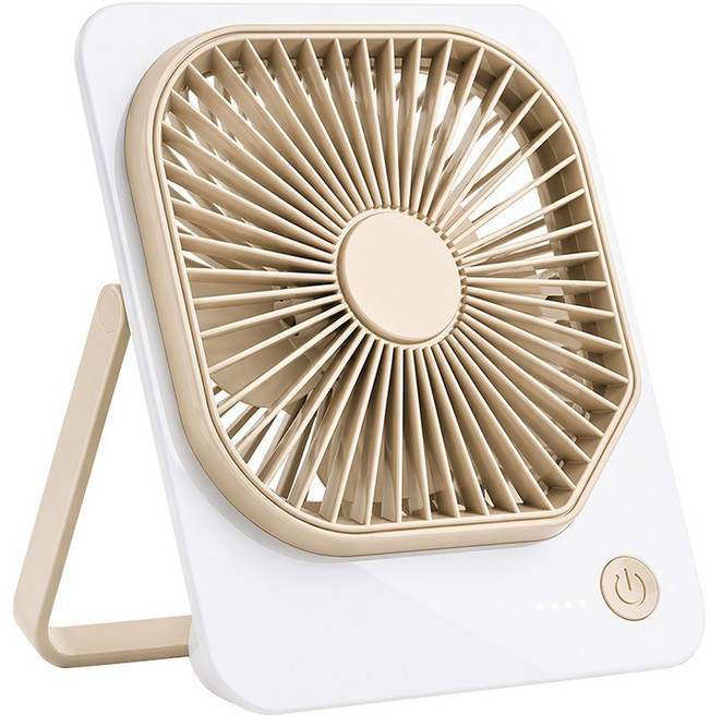 홈플래닛 스퀘어 디자인 탁상용 선풍기, 화이트, GXZ-F68