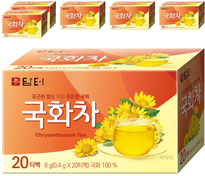 담터 국화차, 0.4g, 20개입, 6개
