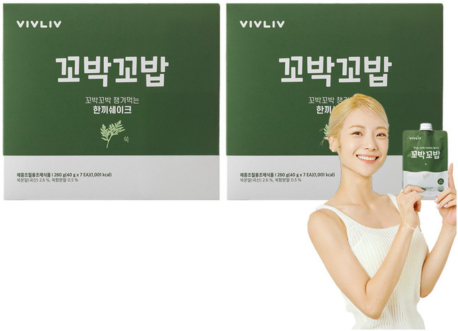 꼬박꼬밥 식사대용 쑥 맛 한끼 쉐이크, 40g, 14개