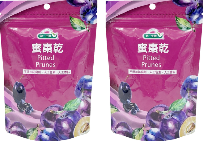 統一生機 蜜棗乾, 2包, 250g
