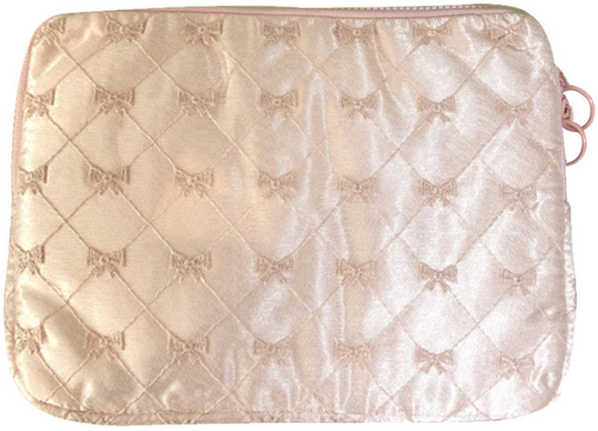 위니즈 리본패턴 패션 태블릿 파우치 케이스 WZFLP185-P13, 핑크, 1개