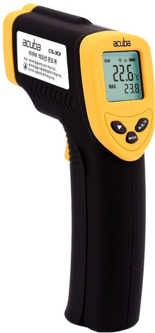 아쿠바 비접촉 적외선온도계 CS 301 CS 302 301분류, 1개