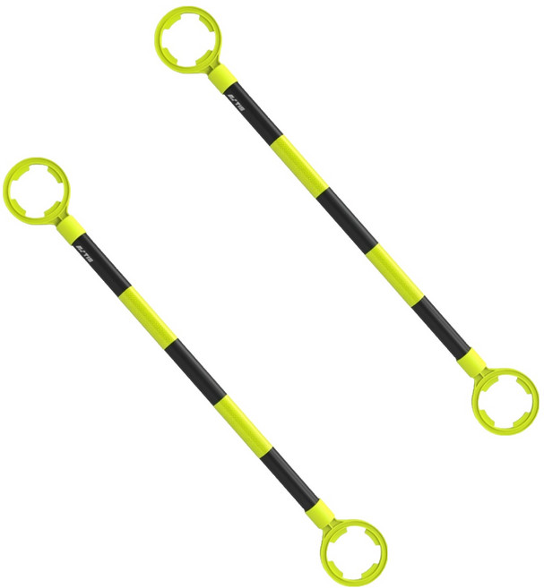 칼라콘 슈퍼콘 라바콘 콘걸이대, 2개, 형광