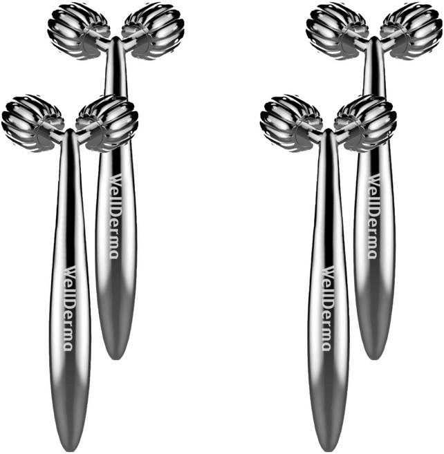 웰더마 페이스 다크 실버 롤러, 4개