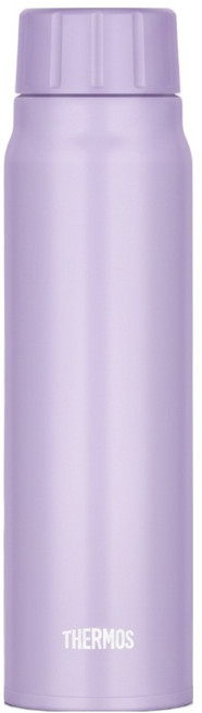 THERMOS 膳魔師 FJK系列 氣泡保冷隨身瓶 SUS304不鏽鋼雙層真空結構, 沁涼紫, 530ml, 1個